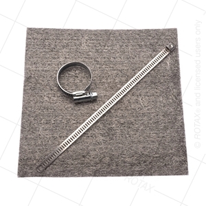 ISOLATING MAT STEEL WITH TIE WRAP