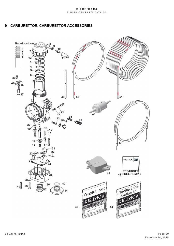 ROTAX DD2 - CARBURETTOR / ACCESSORIES