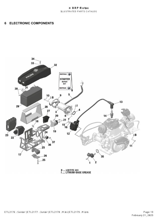 ROTAX MAX EVO - ELECTRONIC COMPONENTS