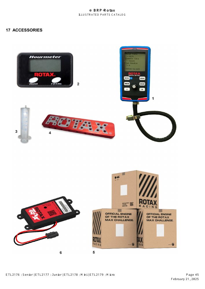ROTAX MAX EVO - ACCESSORIES